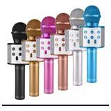 Microfone Bluetooth Infantil S/ Fio Youtuber Karaoke Cores 