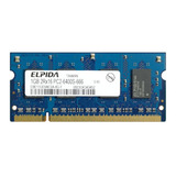 Memoria P/ Laptop Ddr2 Elpida 1gb 2rx16 Pc2-6400s-666 800mhz