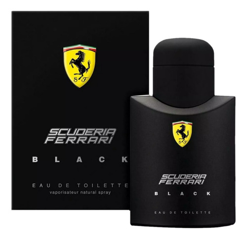 Perfume Ferrari Black Eau De Toilette 125ml Original Lacrado Selo Masculino