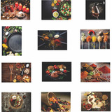 Kit 12 Placas Decorativas Cozinha Área Gourmet Restaurante