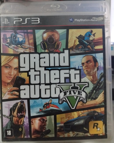 Gta 5 Ps3 Gta V Grand Theft Auto Ps3 Físico Original