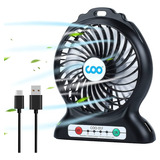 Ventilador Mini Recargable Portatil Usb Abanico Con Linterna