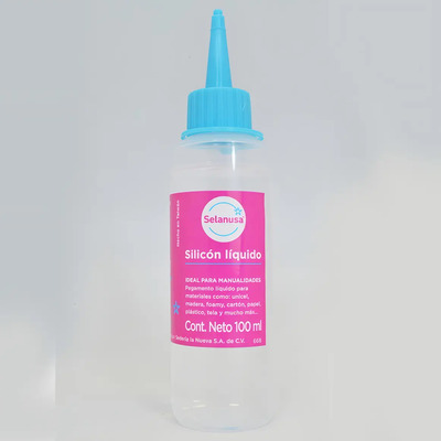 Pegamento Silicon frio Selanusa Transparente 100 ML | MercadoLibre