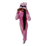 Angela Stich Rosa Mujer Pijama Mameluco Kigurumi Juvenil