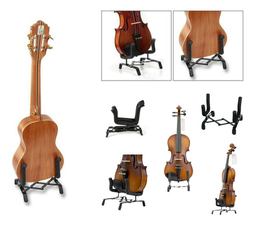 Suporte Apoio Para Ukulele Violino Retrátil E Articulável