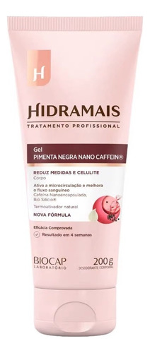 Gel Pimenta Negra Nano Caffein 200g Hidramais