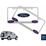 Par Porta Placas Ford Ecosport 2.0 2003 A 2007 Original