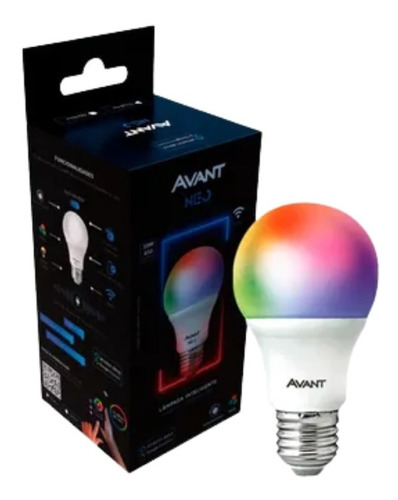  Avant Lâmpada Smart Bulbo Led Wi-fi Inteligente Rgb 10w Bivolt 110v/220v