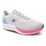 Zapatillas Jaguar 9301 Mujer Gris Rosa Pastel - Onda Sports