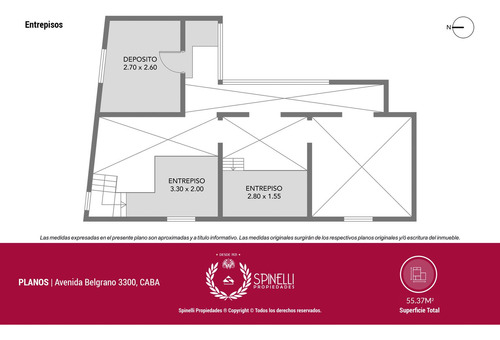 3amb · 55m² · Lateral M/lum! 2 Entrep! Altillo! Pinotea! Placard Aa! Impecable! - Imagen 4