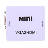 Mini Adaptador Conversor Vga- 2hdmi Entrada Vga E Saida Hdmi