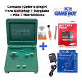 Carcasa Game Boy Advance Sp Gba Ki + Cargador + H + Extra 04