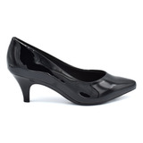 Stilettos Mujer Beira Rio Charol Taco Aguja 6,5cm Scarpy