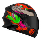 Capacete Fechado Pro Tork New Liberty Four Coyote Vis. Fumê Cor Preto Tamanho Do Capacete 58