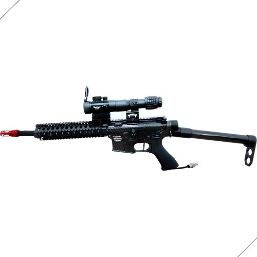 Rifle Airsoft M4 Hpa Full Up Personalizado Carbono Seminovo