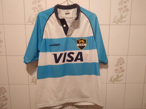 Camiseta Retro Los Pumas Original Rugby Topper!