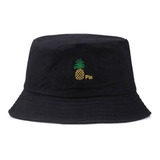 Bone Chapeu Balde Pescador Bucket Hat Abacaxi Pineaple