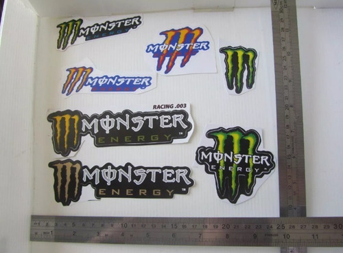 Sticker Tuning Moto Auto Monster Michelin Motorex Maxima Foto 3