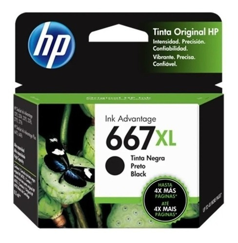 Cartucho Negro Hp 667 667xl Deskjet 2776