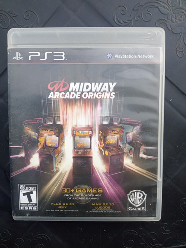 Midway Arcade Origins Ps3 Juego Físico Original + 30 Juegos