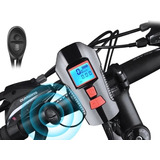 Luz Led Bicicleta Velocimetro Pito Delantera 350lm Usb 