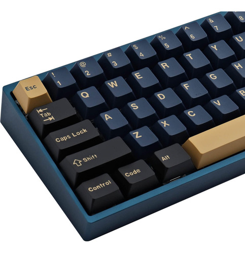 Hyekit Keycaps 171 Teclas Blue Samurai Custom Keycaps Abs Mx