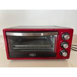 Horno Tostador Oster 15 Litros 4 Funciones Rojo