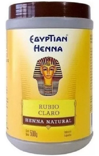  Egyptian Henna Matizador Polvo X 500 Tono Rubio Claro