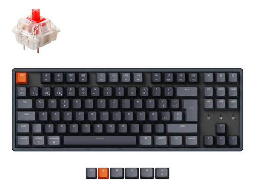 Teclado Mecanico Wireless Keychron K8 Rgb Pc Mac Iso Español