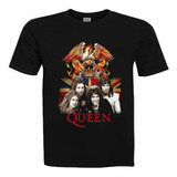 Polera Queen Banda, Manga Corta, 100% Algodón Premium 