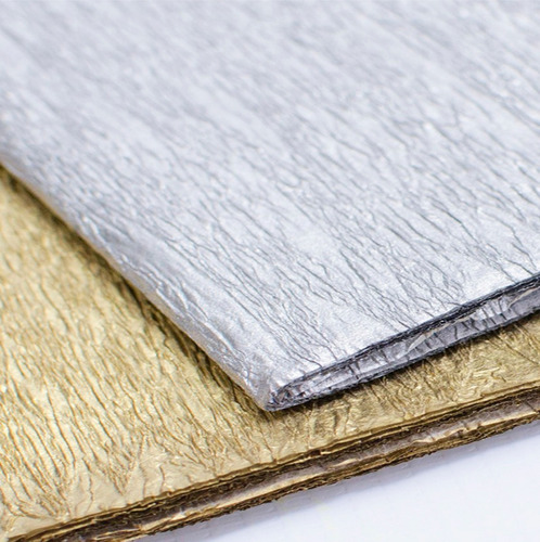 Papel Crepe 0,5x2metros Colores Metalizado Oro Y Plata