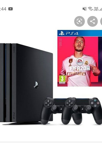 Sony Playstation 4 Pro 1tb Fifa 20 Bundle Jet Black 