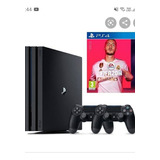 Sony Playstation 4 Pro 1tb Fifa 20 Bundle Jet Black 