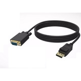 Cable Adaptador Displayport A Vga 1.8 Metros Full Hd 1080p