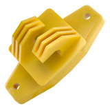 Isolador Tipo W Amarelo Para Cerca Elétrica - 100 Unidades 