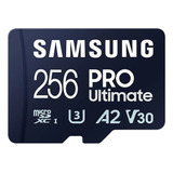 Microsd Samsung Pro Últimate 256 Gb C10 U3 V30 Speed 200 4k