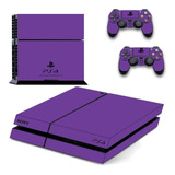 Skin Personalizado Para Ps4 Fat Color Morado (0966)