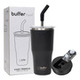 Vaso Termico Mug Termo Agua Cafe 600ml Buffer Flask Inox Negro Liso