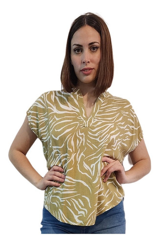 Blusa Amber  Animal Print 