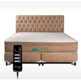 Colchão Magnético King Size Massageador D33 + Box Bipartida