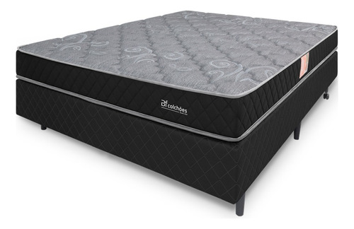 Cama Box Colchão Casal Espuma D45 Extra Firme 138x188cm Bf Colchões