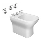 Juego Baño Completo Bidet Deca Axis + Grifería Aqualaf Lever