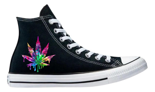 Tenis Converse Chuck Taylor All Star Bota Cannabis 3n