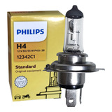 Lampada Farol Philips H4 12342 12v 60/55w Carros Peugeot