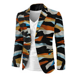 Saco Sport Elegante Elastizado Blazer Estampado Único