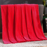 Cobertor Manta Casal Canelada Vermelho Casa Laura Enxovais Grossa Veludo Toque Macio Muito Quente Para O Inverno