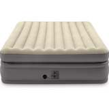 Cama De Aire Queen Comfort Intex Con Fibra Elevada Dorada