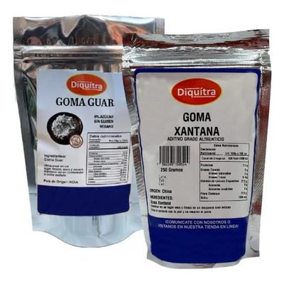 Goma Xantana Y Goma Guar Sin Gluten 250 Gramos Cada Una | MercadoLibre