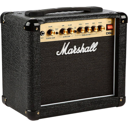 Marshall Dsl 1cr Amplificador Valvular 1 Watt Reverb Color Negro