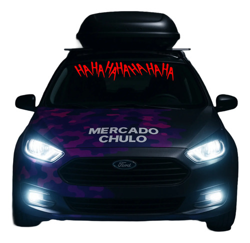 Calcomanias Sticker Parabrisas Medallon Hahaha | MercadoLibre